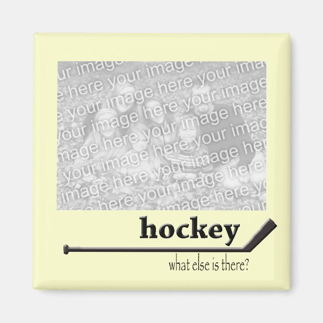 Hockey Photo Magnet (Framsidan)