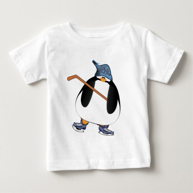Hockey Pingvin Tee Shirt (Framsida)