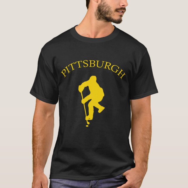 Hockey Pittsburgh T Shirt (Framsida)