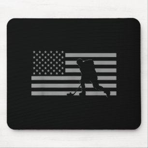 Hockey Player - American Flagga Hockey Musmatta