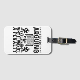Hockey Player Arguing Gift Funny Hockey Bagagebricka