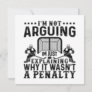 Hockey Player Arguing Gift Funny Hockey Spara Datumet