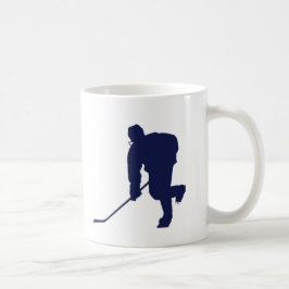 Hockey_Player_Blue Kaffemugg