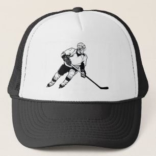 Hockey Player Game Sport Silhouette Keps