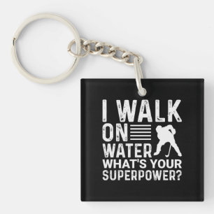 Hockey Player I Walk på Vatten