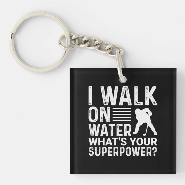 Hockey Player I Walk på Vatten (Framsidan)