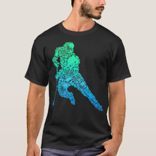 Hockey Player Ice Hockey Youth Manar Kids Boys Lon T Shirt