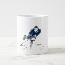 Hockey Player jumbo mugg