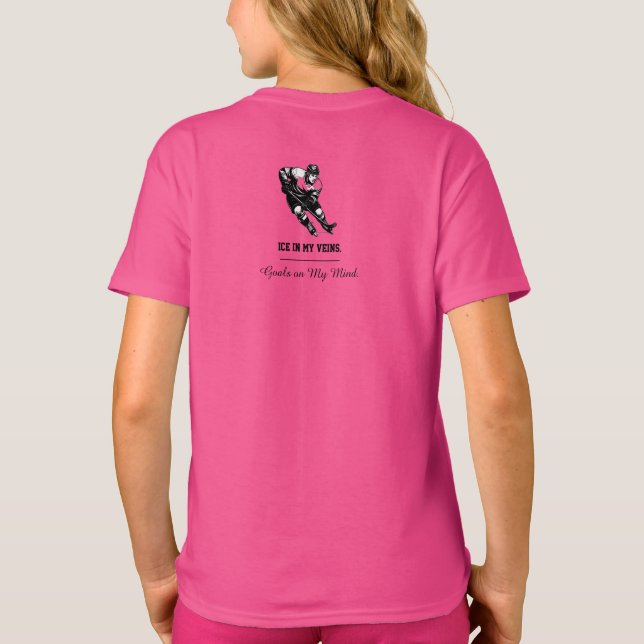 Hockey Player Shirt - fet och dynamisk ishockey T (Baksida)