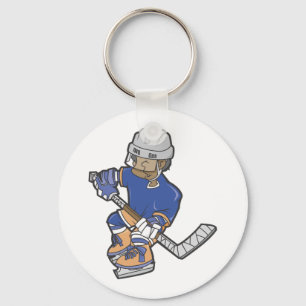 Hockey Player Skates Nyckelring