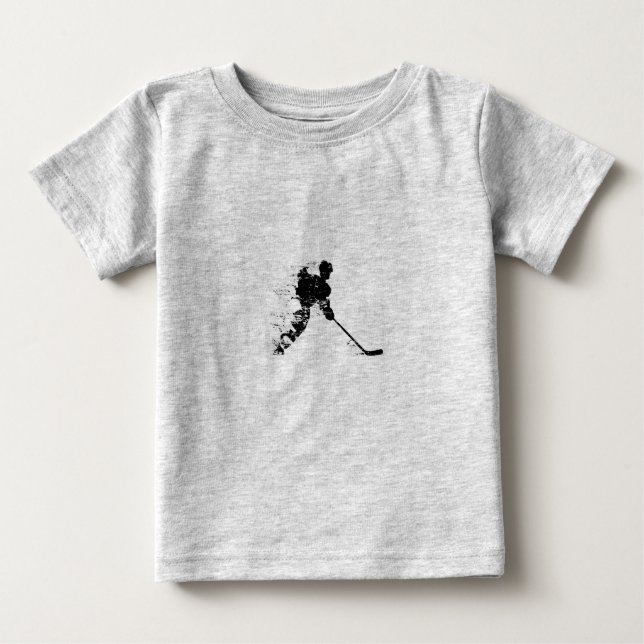 Hockey Player spelar T Shirt (Framsida)