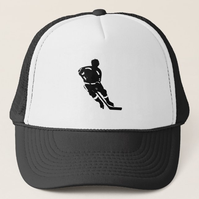 Hockey Player Sport Design Keps (Framsida)