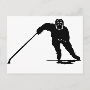 Hockey Player Vykort