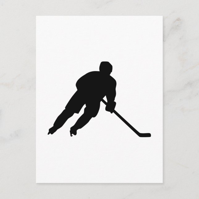 Hockey Player Vykort (Framsida)