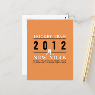 Hockey Player Vykort