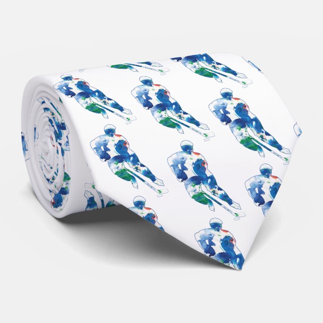 Hockey Player Watercolor Slips (Rullad)