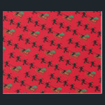 Hockey Players and Santa's Sleigh Wrapping Papper Presentpapper<br><div class="desc">De kan göra det! Bild efter bildfönster.</div>