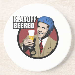 Hockey Playoff Beered Underlägg Sandsten