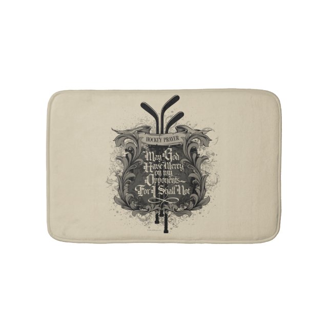 Hockey Prayer Bath Mat Badrumsmatta (Framsidan)