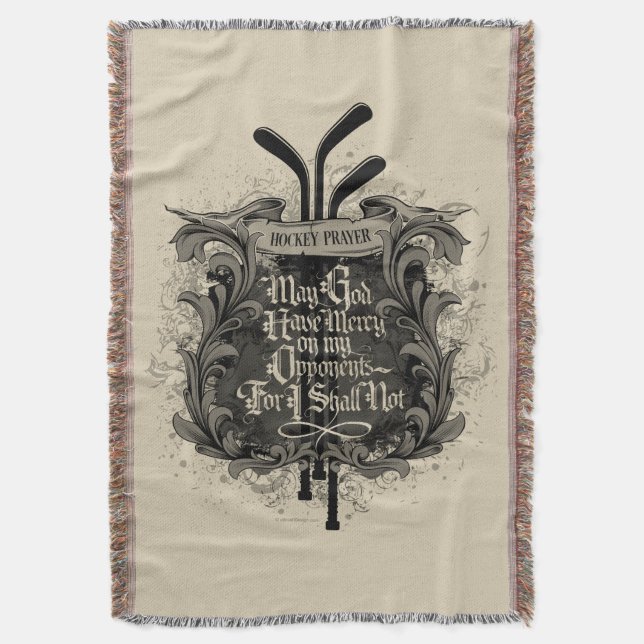 Hockey Prayer Filt (Framsidan Vertikal)