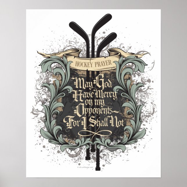 Hockey Prayer Poster (Framsidan)
