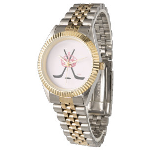 Hockey Princess ~ Hockey Mamma Two Tone Watch Armbandsur