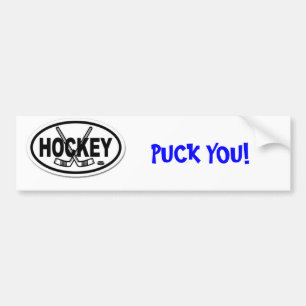 hockey PUCK DIG! - Skräddarsy Bildekal