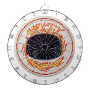 Hockey Puck Fiery Slap Shot Darttavla