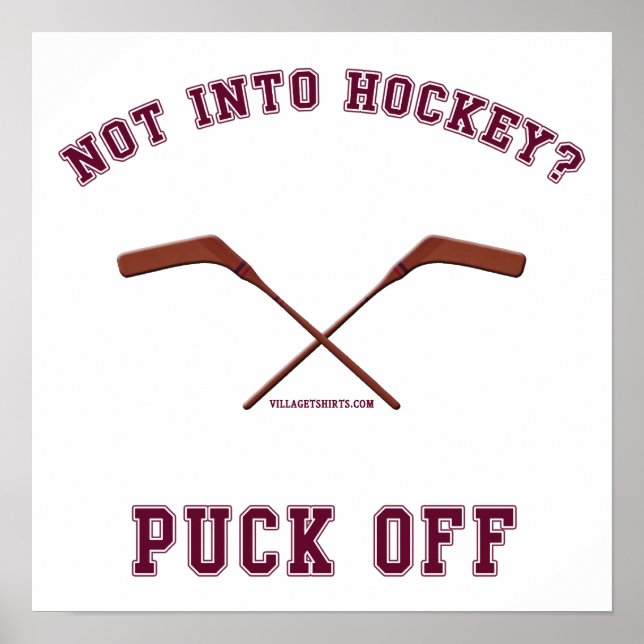 Hockey Puck Off Poster (Framsidan)