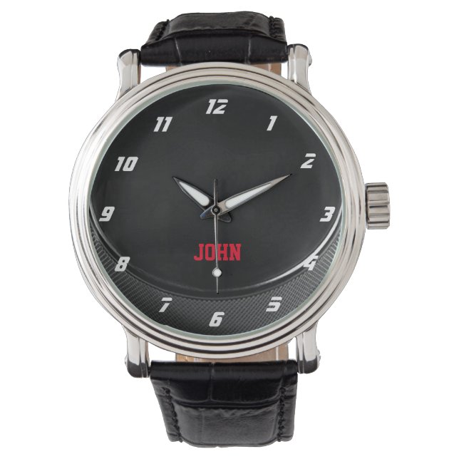 Hockey Puck Personlig Armbandsur (Framsida)