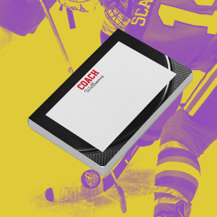 Hockey Puck Personlig Coach Post-it Block