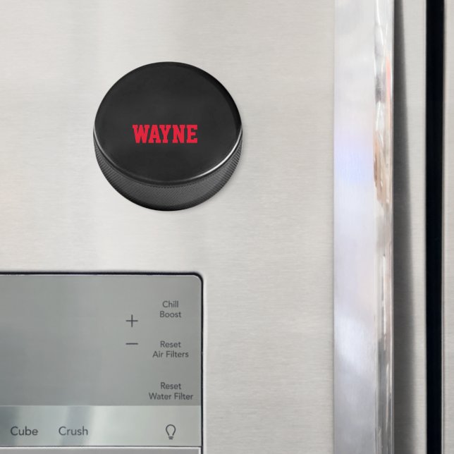 Hockey Puck Personlig Magnet (In Situ (Fridge))