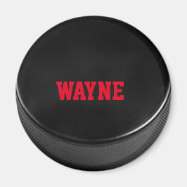 Hockey Puck Personlig Magnet