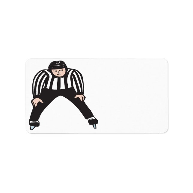 Hockey Referee Adressetikett (Framsidan)