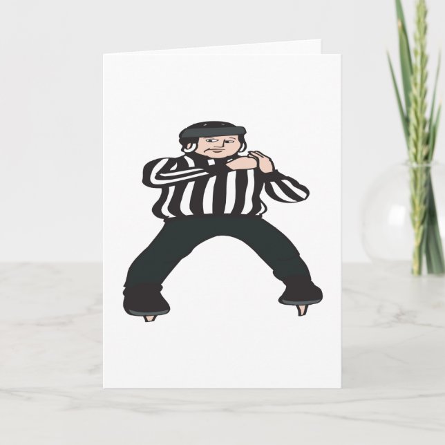 Hockey Referee Kort (Framsida)