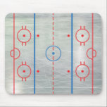 Hockey Rink Ice Mousepad Musmatta<br><div class="desc">Här är något som din hockeymus kan glida på... Om du vill lägga till en egen logotyp eller text klickar du på Anpassa den:-)</div>