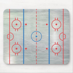 Hockey Rink Ice Mousepad Musmatta