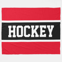 HOCKEY Roligt Athletic Bright Red White Black Rand