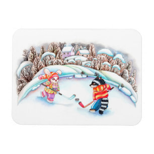 Hockey Roligt Magnet