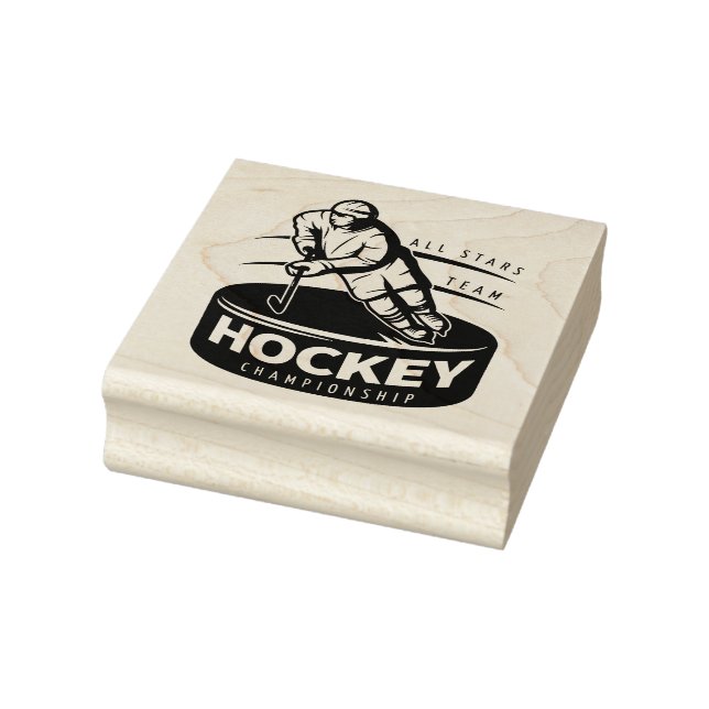 Hockey Rubber Frimärke Stämpel (Stämpel)