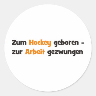 Hockey Runt Klistermärke