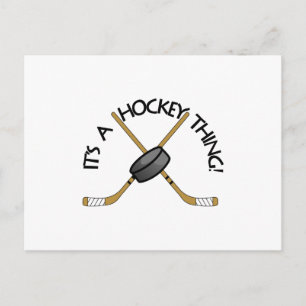 Hockey Sak Vykort