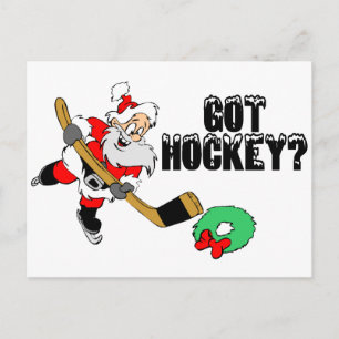 Hockey Santa Helg Vykort