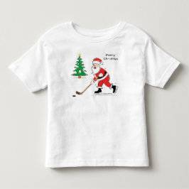 Hockey Santa jul T Shirt