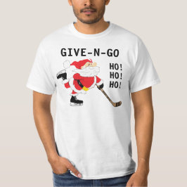 Hockey Santa Skating jul Ge N Go Tee Shirt