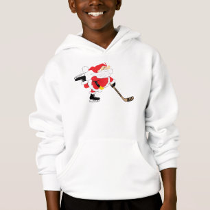 Hockey Santa Skating jul Tee