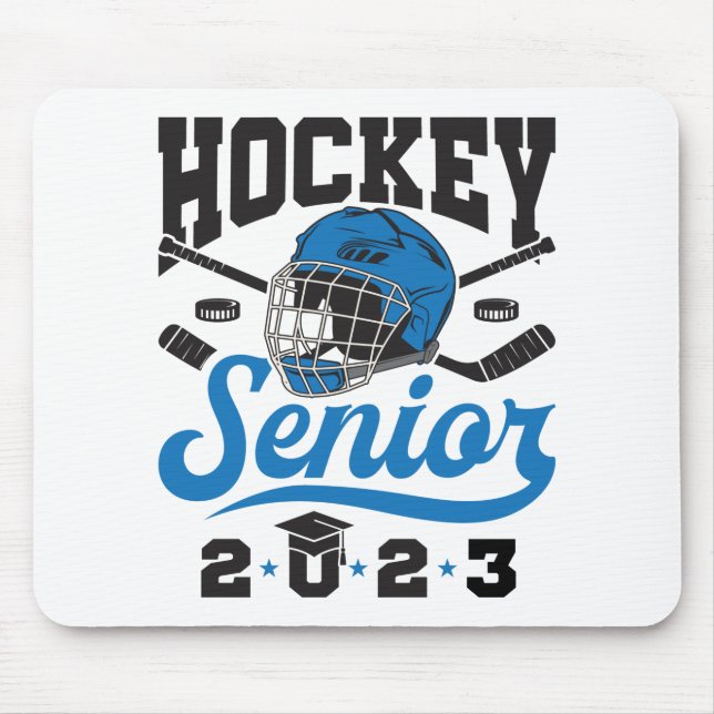 Hockey Senior 2023 Studenten Blue White Musmatta (Framsidan)