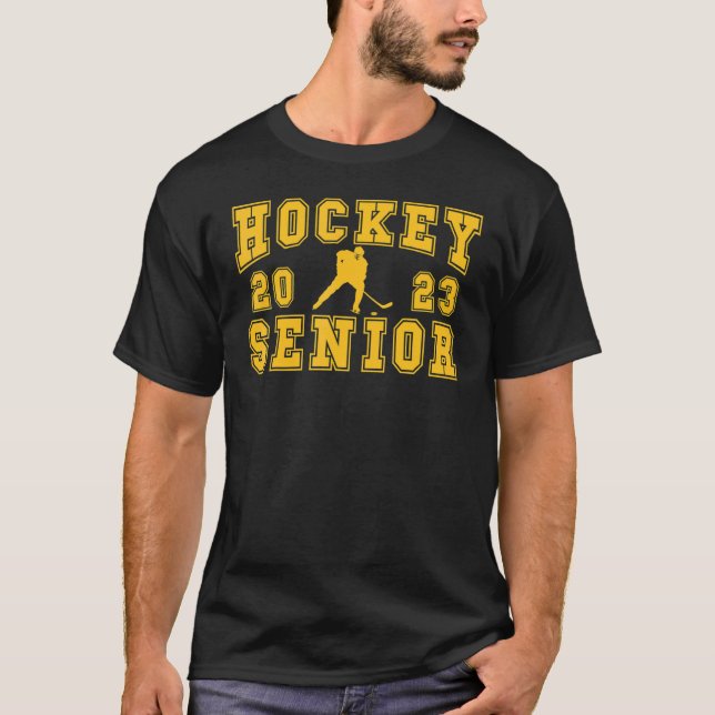 Hockey Senior Night Hockey Senior 2023 Graduation  T Shirt (Framsida)
