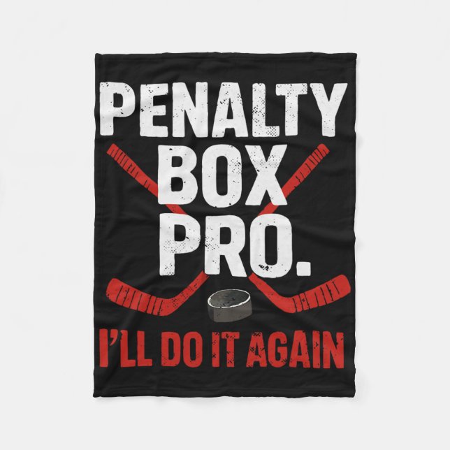 Hockey Shirt Hockey Boy Gifts Stuff Ice Hockey Jer Fleecefilt (Framsidan)