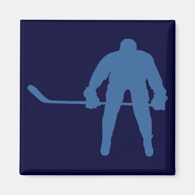 Hockey Silhouette Magnet (Framsidan)